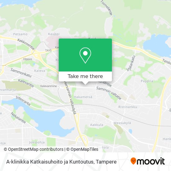A-klinikka Katkaisuhoito ja Kuntoutus map