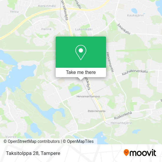 Taksitolppa 28 map