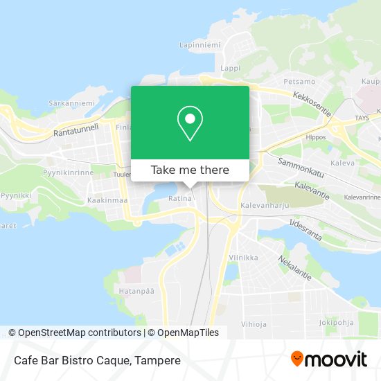 Cafe Bar Bistro Caque map