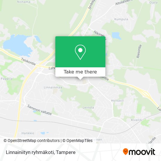 Linnainiityn ryhmäkoti map