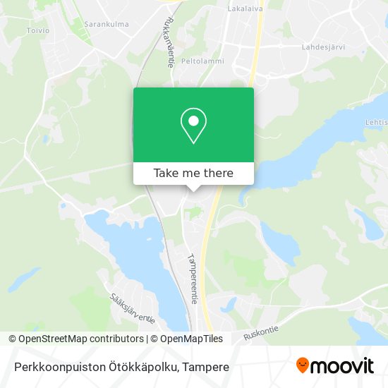 Perkkoonpuiston Ötökkäpolku map
