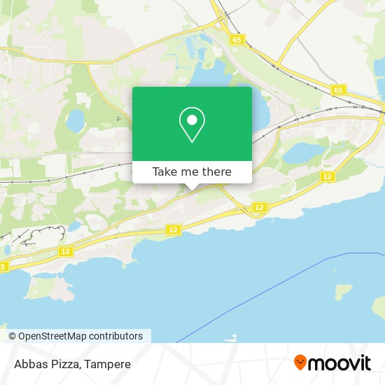 Abbas Pizza map