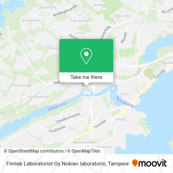 Fimlab Laboratoriot Oy Nokian laboratorio map