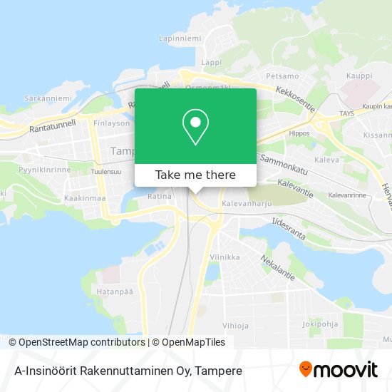 A-Insinöörit Rakennuttaminen Oy map