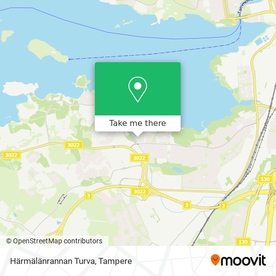 Härmälänrannan Turva map