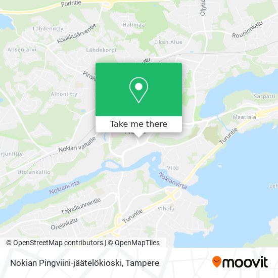 Nokian Pingviini-jäätelökioski map