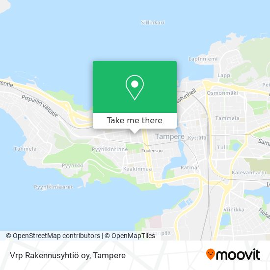 Vrp Rakennusyhtiö oy map