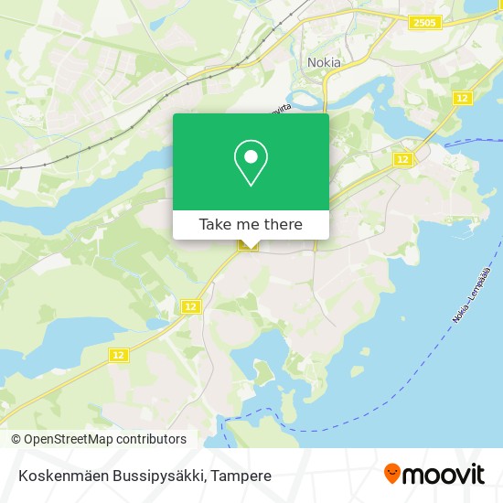 Koskenmäen Bussipysäkki map