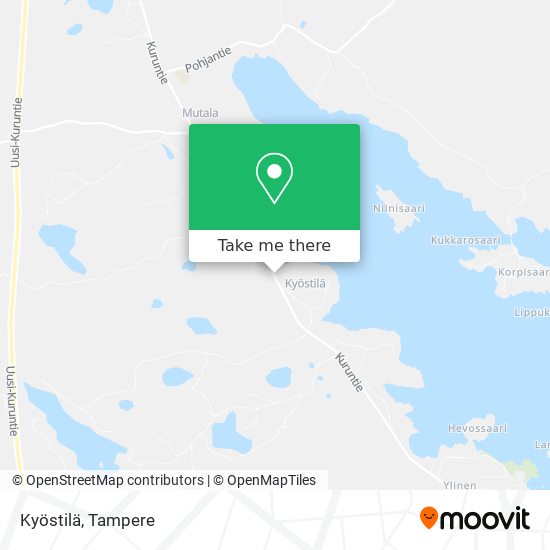 Kyöstilä map