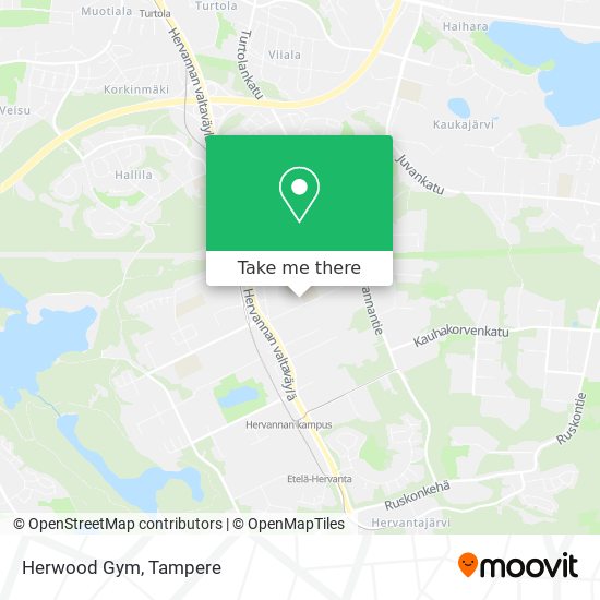 Herwood Gym map