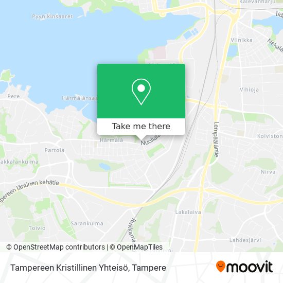 Tampereen Kristillinen Yhteisö map