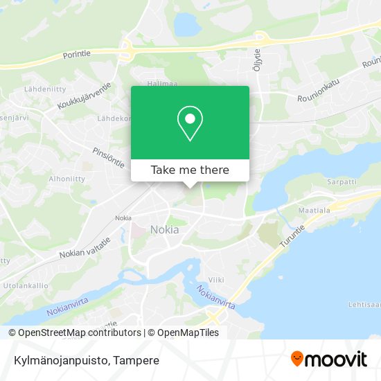 Kylmänojanpuisto map