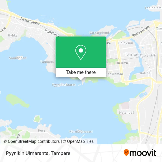 Pyynikin Uimaranta map