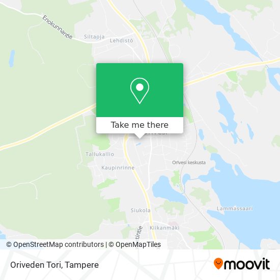 Oriveden Tori map