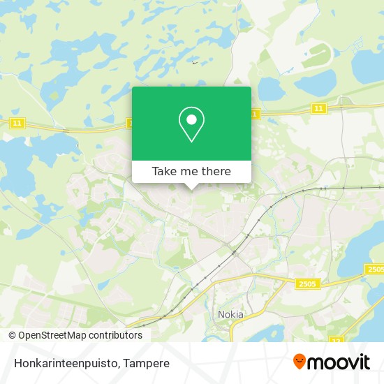 Honkarinteenpuisto map