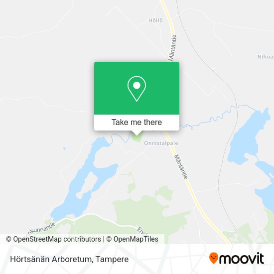 Hörtsänän Arboretum map