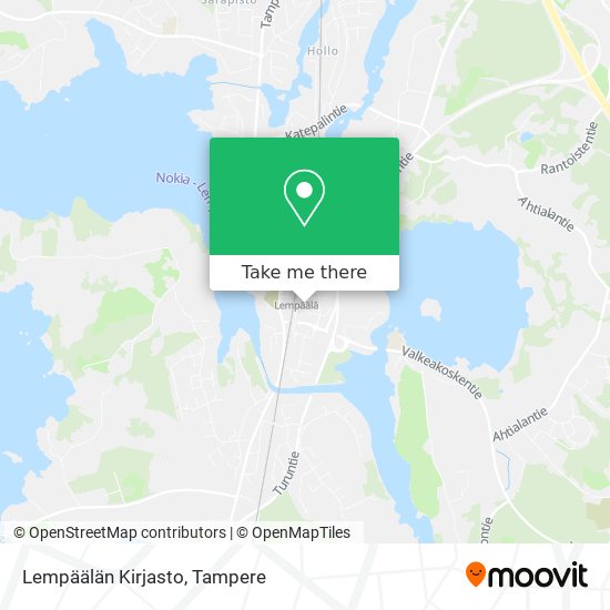Lempäälän Kirjasto map