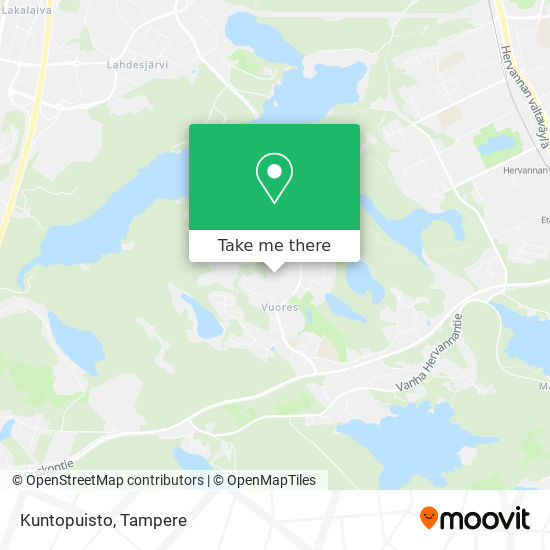 Kuntopuisto map