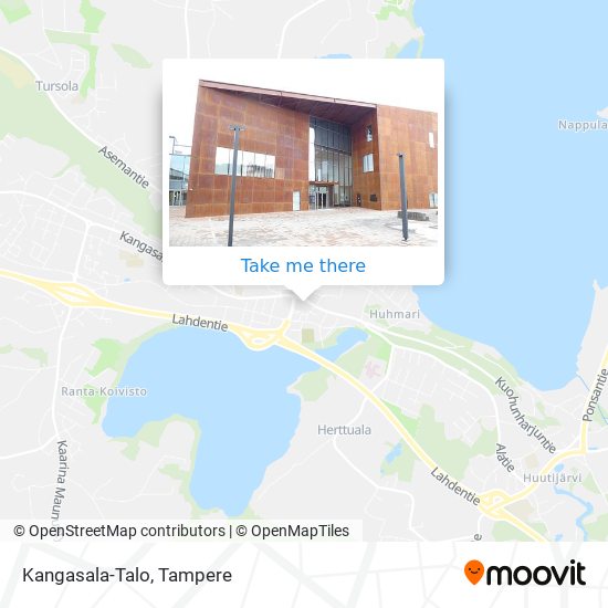 Kangasala-Talo map