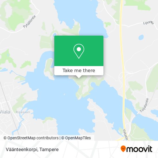 Väänteenkorpi map