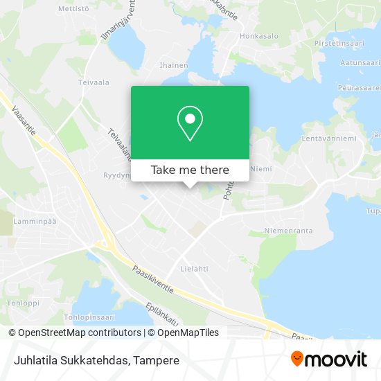 Juhlatila Sukkatehdas map