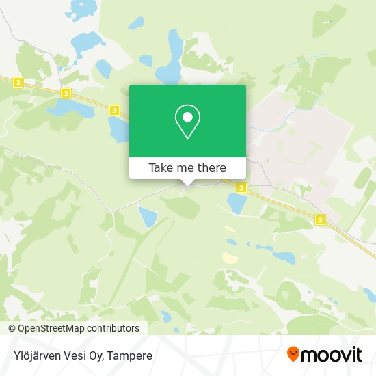 Ylöjärven Vesi Oy map