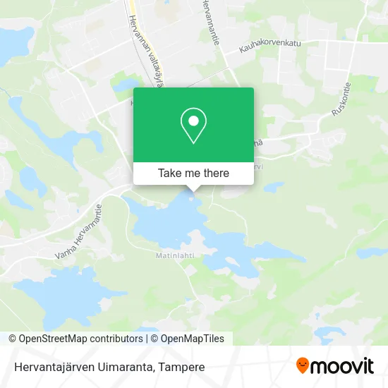 Hervantajärven Uimaranta map