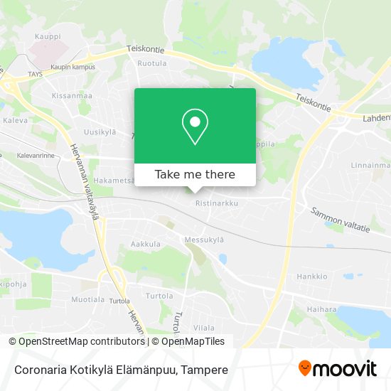 Coronaria Kotikylä Elämänpuu map