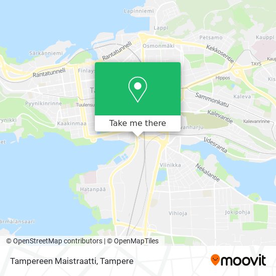 Tampereen Maistraatti map