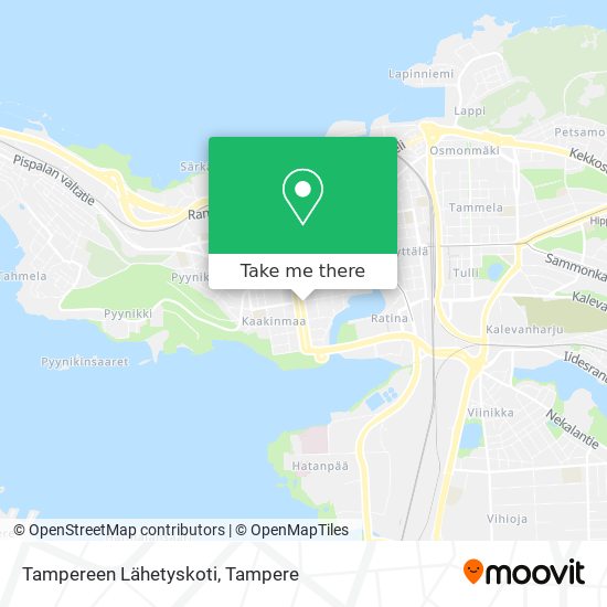 Tampereen Lähetyskoti map