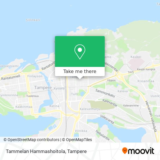 Tammelan Hammashoitola map