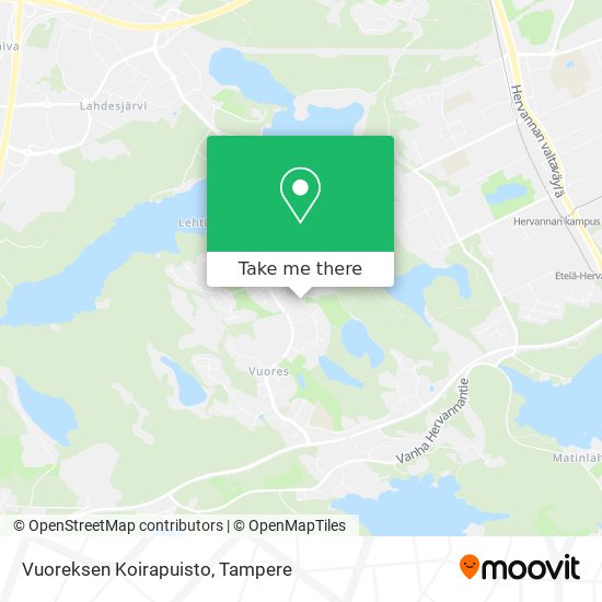 Vuoreksen Koirapuisto map