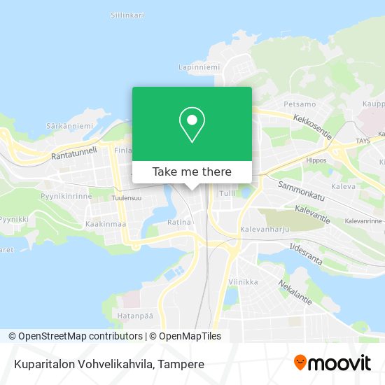 Kuparitalon Vohvelikahvila map
