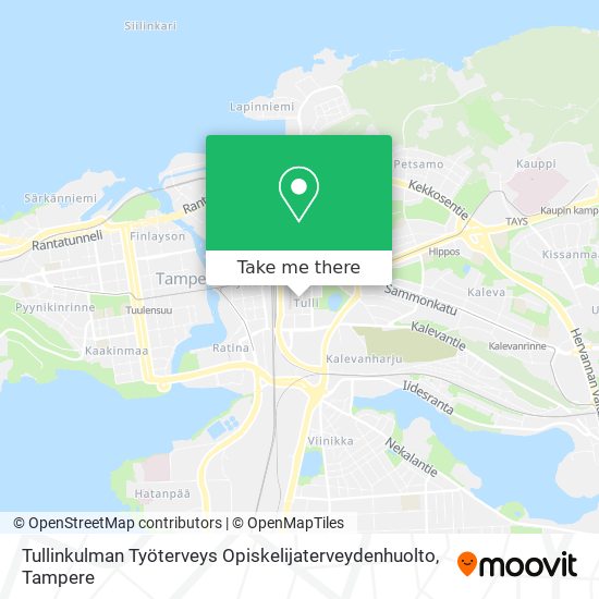 Tullinkulman Työterveys Opiskelijaterveydenhuolto map