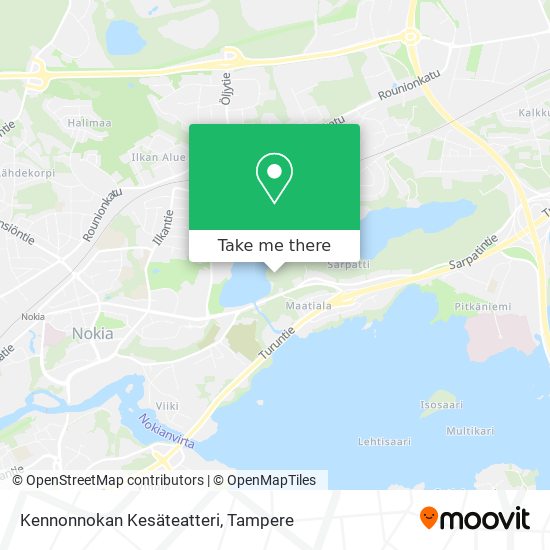 Kennonnokan Kesäteatteri map