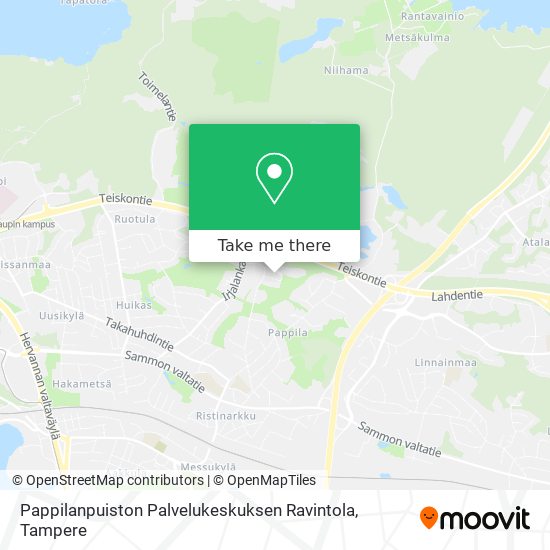 Pappilanpuiston Palvelukeskuksen Ravintola map