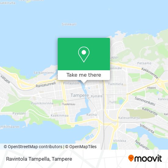 Ravintola Tampella map