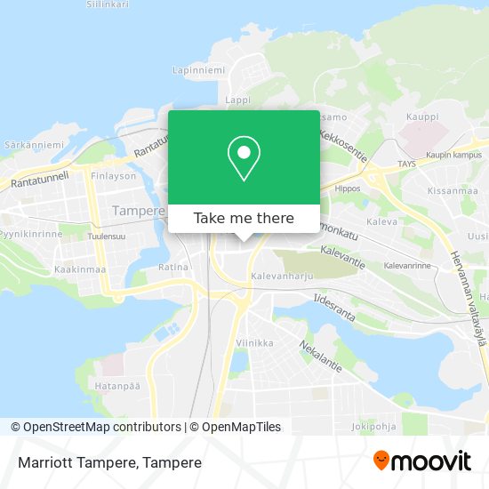 Marriott Tampere map