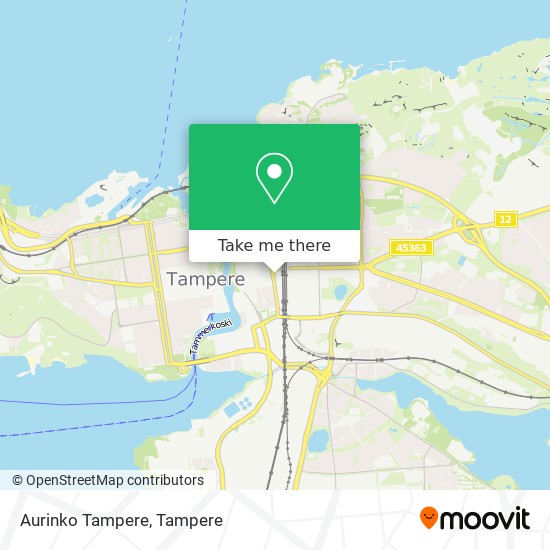 Aurinko Tampere map