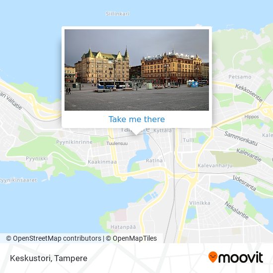 How to get to Keskustori in Tampere by Bus?