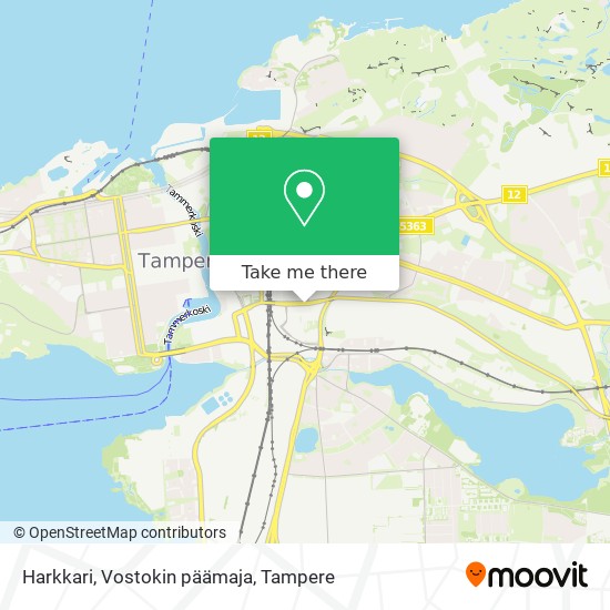 Harkkari, Vostokin päämaja map