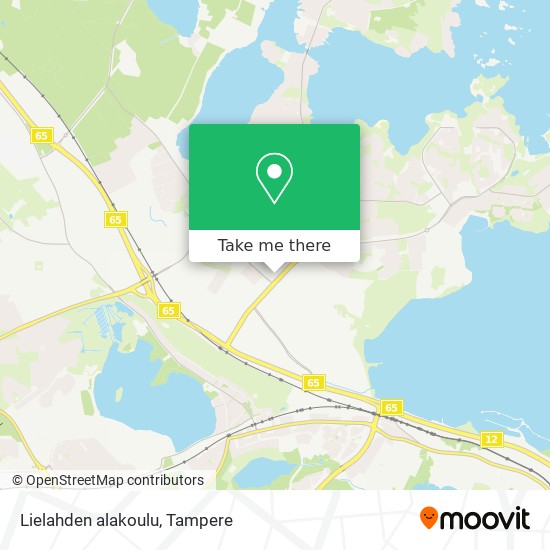 Lielahden alakoulu map