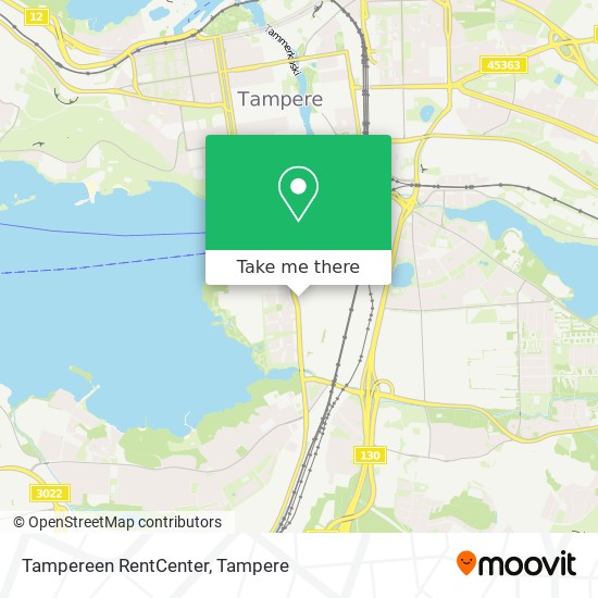 Tampereen RentCenter map