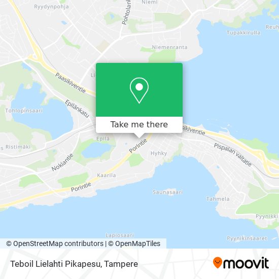 Teboil Lielahti Pikapesu map