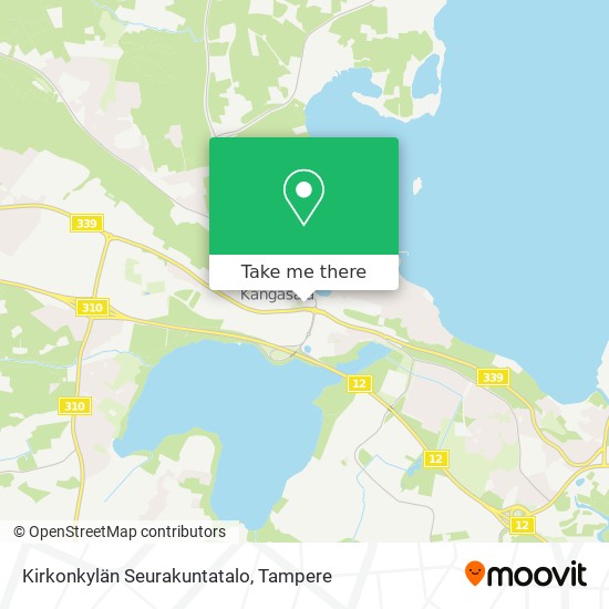 Kirkonkylän Seurakuntatalo map