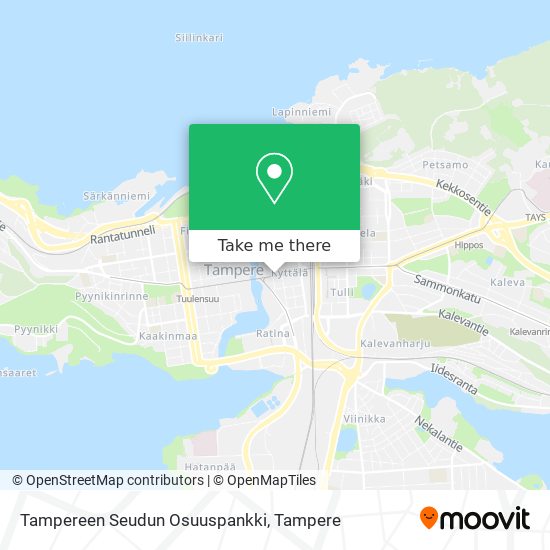 Tampereen Seudun Osuuspankki map