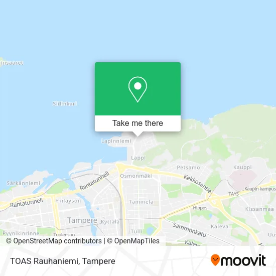 TOAS Rauhaniemi map