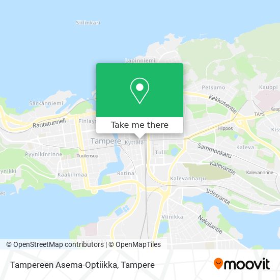 Tampereen Asema-Optiikka map