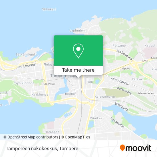 Tampereen näkökeskus map