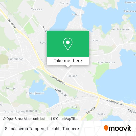 Silmäasema Tampere, Lielahti map